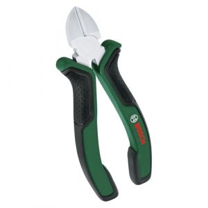 Bosch Pince coupante diagonale 160 mm (pince coupante diag. durable/précise ; taillant principal chauffé par induction ; surf. nickelée ; Softgrip ergo.)