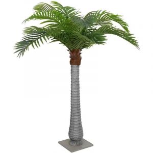 VidaXL Palmier artificiel 15 feuilles 200 cm vert