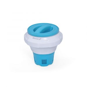 Image de Bestway Flotteur de Chlore FlowClear - Pliable - Brome et Comprimés de Chlore - Gant ChemGuard Intégré - Libération Régulée du Chlore - Piscine et Jacuzzi