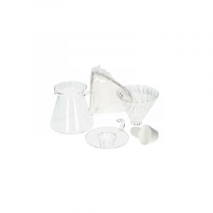 Hario V60 S-VGBK-02-T Kit de brassage en verre Transparent 600 ml