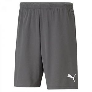 Image de Puma Short de Football Team Rise pour Homme Gris/Blanc Taille L