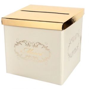 Santex Urne carton merci mariage la vie est belle 20cm - g&eacute;n&eacute;rique 000832600000025