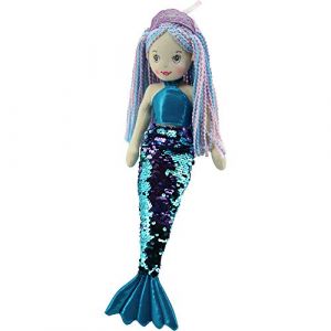 Sweety Toys 11902 Poupée en Tissu en Forme de sirène Turquoise 45 cm