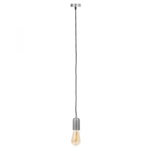 T HOME DECO LIGHT Suspension vintage LA12080 Argent al ini cablé Noir M8