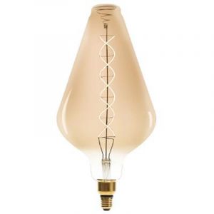 Atmosphera Ampoule LED Torsadée "Cône" 40cm Ambre