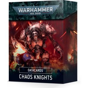 Games Workshop Carte Warhammer 40k - Datacards V.9 Chaos Knights En
