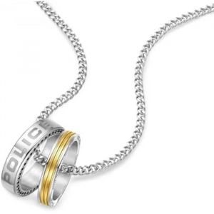 Police Collana In Acciaio Moda Duo Peagn0032702