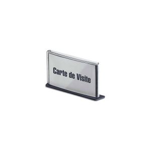 Paperflow Plaque de porte format carte de visite coloris anthracite