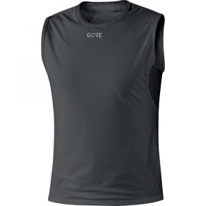 Gore Wear M Gore Windstopper Base Layer Sleeveless Shirt Men, noir XXL D&eacute;bardeurs