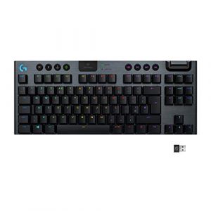 Logitech G G915 TKL - Standard - Bluetooth - Clavier mécanique - QZERTY - LED RGB - Noir (920-009503)