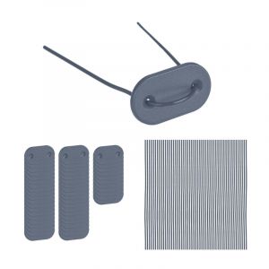 Relaxdays Lot de 52 attaches brise-vue - 10043357-111