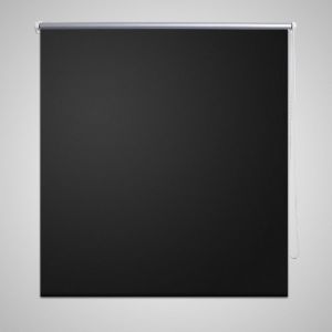 Image de VidaXL Store Enrouleur Occultant 100x175cm Noir Fenêtre Chambre à Coucher