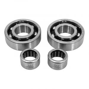 Artek Roulement boite de vitesses + cage aiguilles 50 a boite k1 polyamide pour derbi 50 senda (roulements tpi)