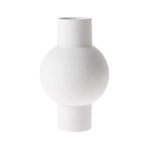 HK Living Vase blanc mat en faïence M - HKliving