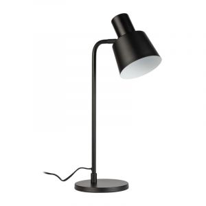 Xanlite Mathias - Lampe à poser BARRY en métal Noir, compatible culot E14, 15W - LAPBARRYN