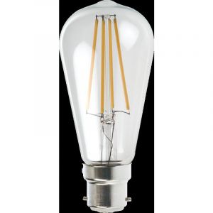 Lampesecoenergie Ampoule Led Filament ST64 Style Edison Teardrop 7 watt (eq.52 watt) Culot E27