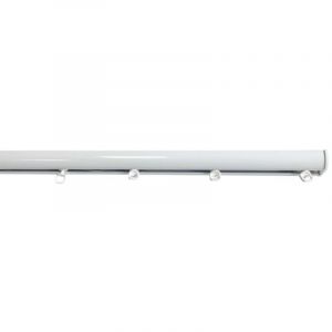 WAVE - Tringle rail pour rideau effet vague ouverture à Gauche L. 4 m Coloris - Blanc