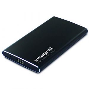 Integral Disque Dur Externe Portable SSD USB-C 3.1 480GB Noir