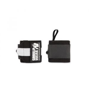 Gorilla wear Wrist Wraps Ultra Noir Blanc - Gants et Bandages de Combat