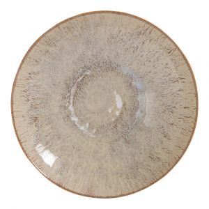 Image de Assiette creuse Akaris 22 cm (lot de 6) - Table Passion - Beige - Grès