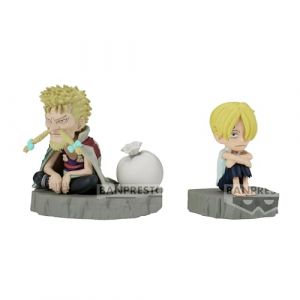 Banpresto Figurine One Piece - Wcf Log Stories Sanji & Zeff 6cm