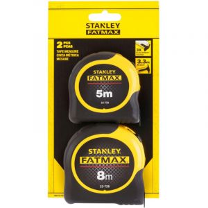 Stanley FMHT31725-0 FatMax Set 2 metres enrouleurs 5m et 8 m