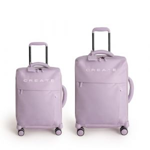 LUGGAGE STUDIO SOFT - Valise souple en polyester avec serrure TSA et roues multidirectionnelles