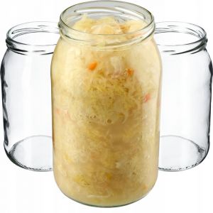 Image de Kadax - Bocaux de Conservation Pot en Verre 900ml Confiture de Miel 8 pcs Weki