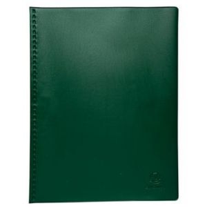 Image de Exacompta 88123E - Protège-documents Véga A4 30 vues, PVC opaque coloris vert