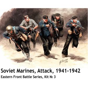 Image de Master Box Figurines 2ème Guerre mondiale : Les marins soviétiques attaquent 1941-1942