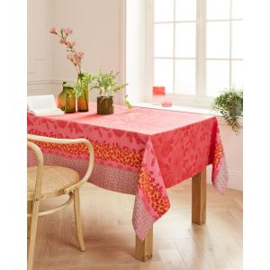 Nydel Nappe JARDIN D'&Eacute;T&Eacute; Fushia Jacquard Enduit