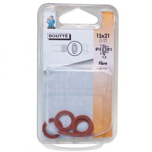 Image de Boutté Joint fibre - lot de 5 - 20x27 mm - Joint, Clapet plomberie, Raccord, Evacuation