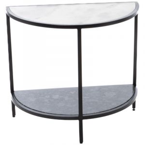 Amadeus Console demi lune Marbre