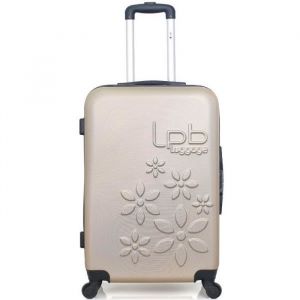 Valise Week End LPB ELEONOR BEIGE 64L en ABS