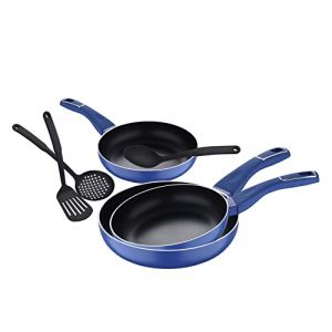 San Ignacio Ensemble de po&ecirc;le Bleu Aluminium forg&eacute; (3 pcs)