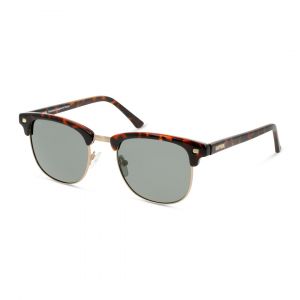 Unofficial UNSM0101P Lunettes de Soleil Homme - Carrée Doré Marron - Verres Polarisés - Possibilité de verres correcteurs - Adaptable à la vue