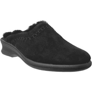 Rohde Damen Hausschuhe Pantoffeln Lammfell Weite F Farun 2510, Pointure:38 EU, La Couleur:Noir