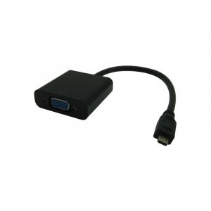 MicroConnect Convertisseur vid&eacute;o - HDMI - VGA - noir