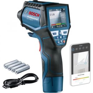 Bosch Professional Thermometre infrarouge GIS 1000 C (avec fonction application, plage de temperature 40 &deg;C a 1000 &deg;C, 4 pil