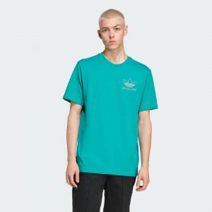 Adidas Liverpool T-shirt Terrace Icons Graphic - Sea Green Originals, pointure Medium - ['Vert'] - Taille Medium