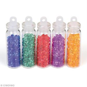 Graine Créative 5 Flacons minis diamants - Vif