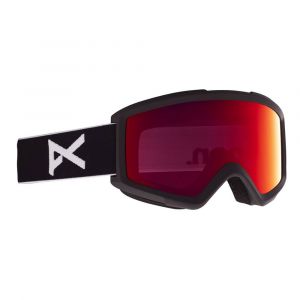 Image de Anon Masque de Ski Helix 2.0 - Black - PERCEIVE Sunny Red + Amber Noir - Homme