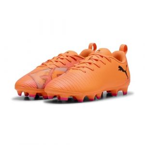Puma Future 8 Play FG/AG Jr Chaussure de Football, Heat Fire Black Ravish, 35 EU