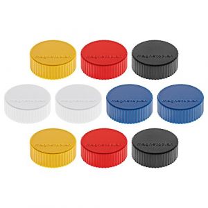 Image de Magnetoplan Discofix aimant rond 'magnum',couleurs assorties - Lot de 4