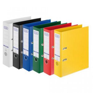 Oxford Classeur &agrave; levier plastique dos 8 cm couleurs assorties A4 - Lot de 20