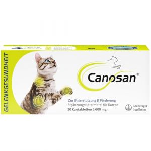 Boehringer Ingelheim Canosan Lot de 30 comprimés à mâcher pour Chat