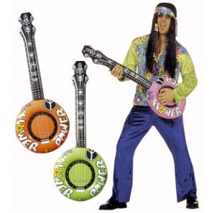 Banjo gonflable hippie