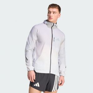 Adidas Terrex XPR Light Veste running Hommes - blanc, gris, Taille M