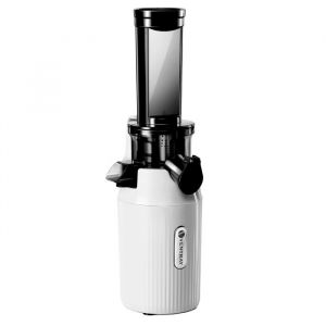 Presse-agrumes compact à pression froide Ventray Essential Ginnie avec 60 tr/min à basse vitesse blanc