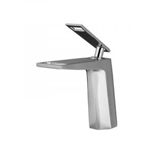 Desconocido Silla Mitigeur lavabo moderne en Laiton, cascade, Chromé